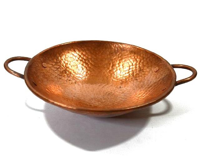 Paila cobre - MantelesyCacerolas Artesanías para mesa y cocina.